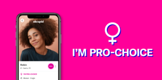 In the middle of the worst year on record for reproductive rights,* OkCupid’s Pro-Choice profile badge lets you filter for pro-choice matches | by OkCupid