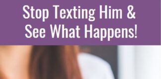 stop texting him to see if he texts you