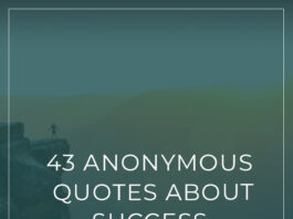 43 Anonymous Quotes About Success