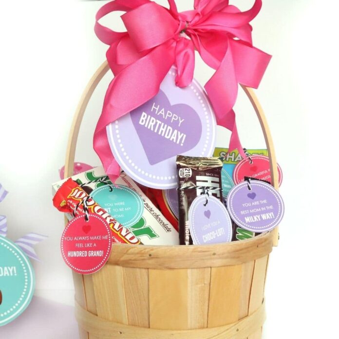 Free Chocolate Gift Basket Ideas for Mother's Day or Birthday