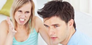 girlfriend confronting cheating boyfriend