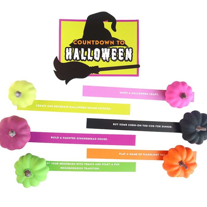 Free Halloween Countdown with 31 Fun Ideas