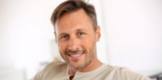 smiling attractive man