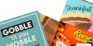 Free Thanksgiving Care Package Printables