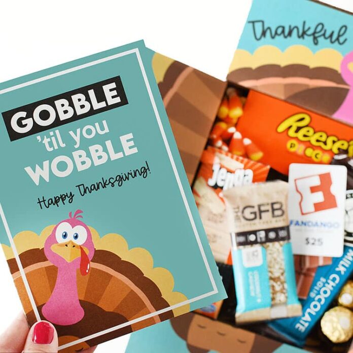 Free Thanksgiving Care Package Printables