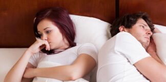 husband ignoring his wife