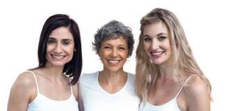 a group of 3 women in different ages