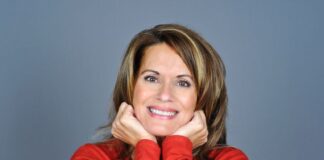a woman on her 40s