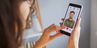 Dating profile on page
