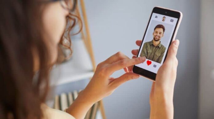 Dating profile on page